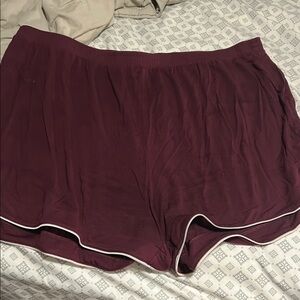 Banana Republic Maroon Pajama Shorts - XL